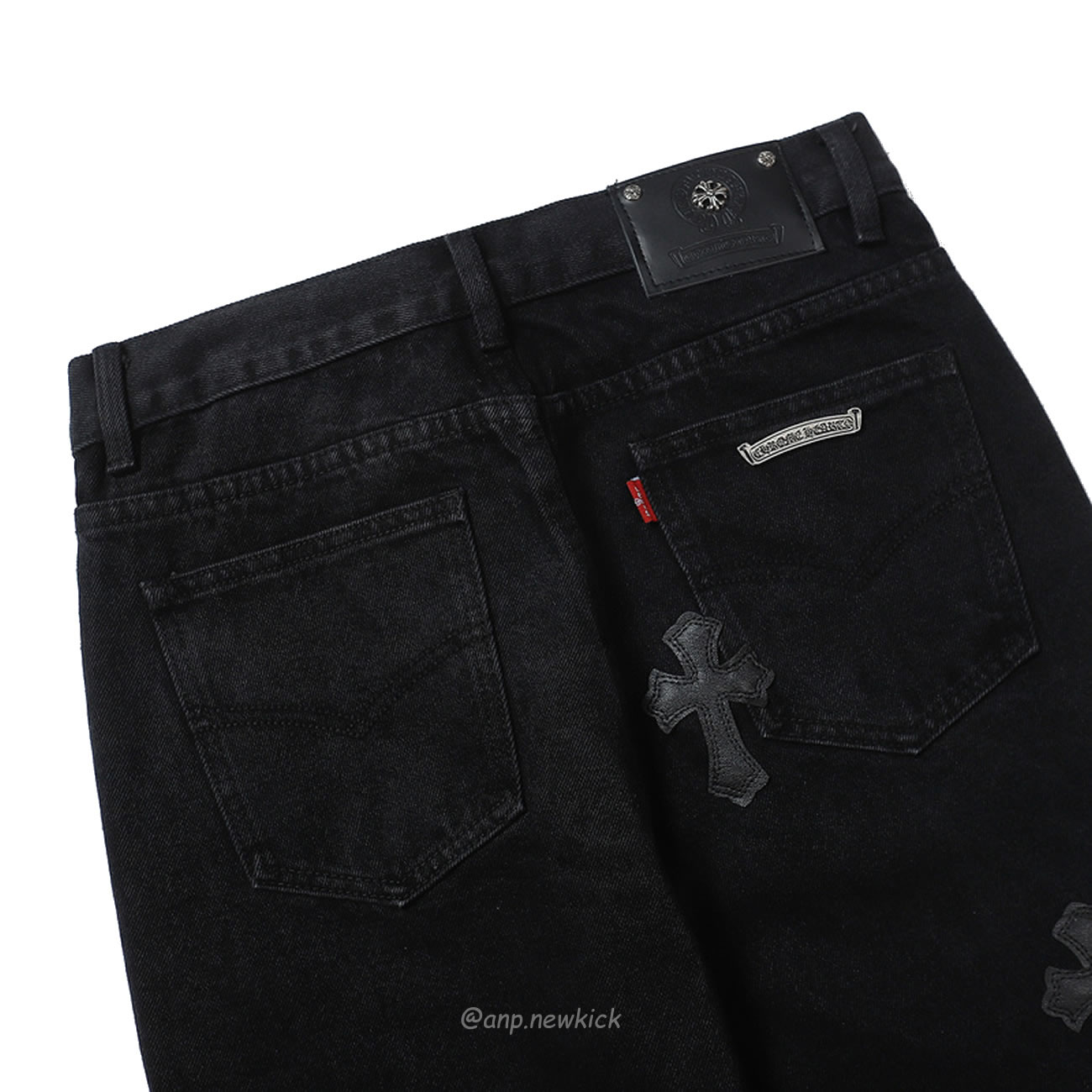 Chrome Hearts Black Cross Jeans (10) - newkick.app